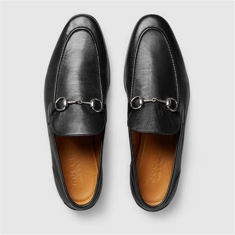 gucci men's donnie leather loafers|gucci men's loafer with horsebit.